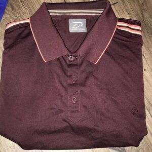 Ian Poulter Designs IPD Brown golf shirt-XL/L slim